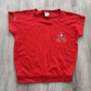 Vintage Levi's 1980 USA Olympic Games Sweatshirt Medium Red Made in USA 80s